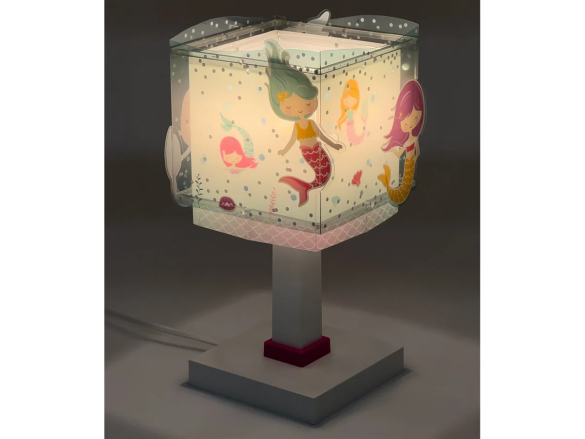 Lampada da tavolo per bambini Mermaids Sirene | DALBER