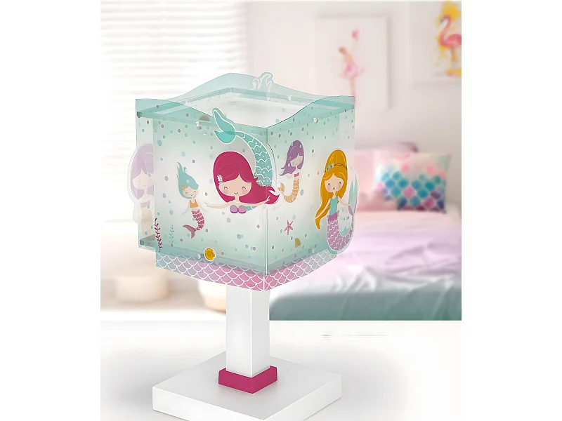 Lámpara de mesa infantil Mermaids Sirenas | DALBER