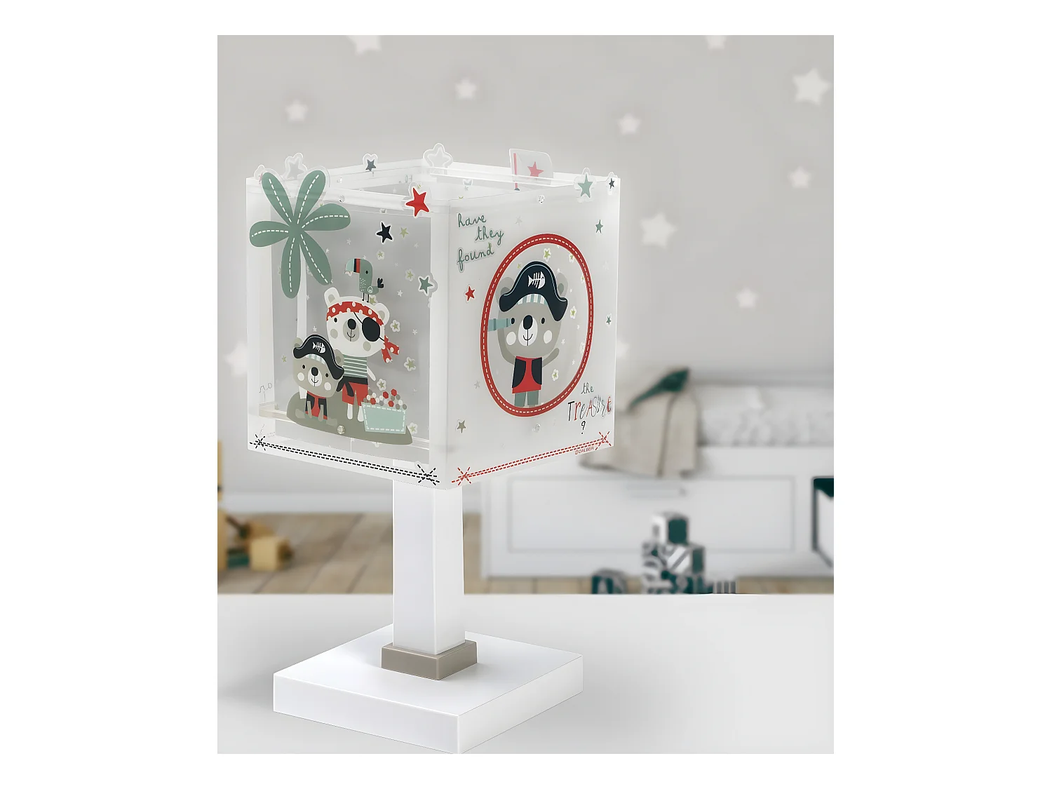 Lampada da comodino per bambini The Pirates Pirati | DALBER
