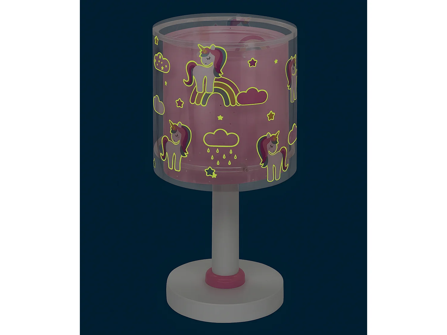 Lampe de chevet pour enfant Unicorns Licornes