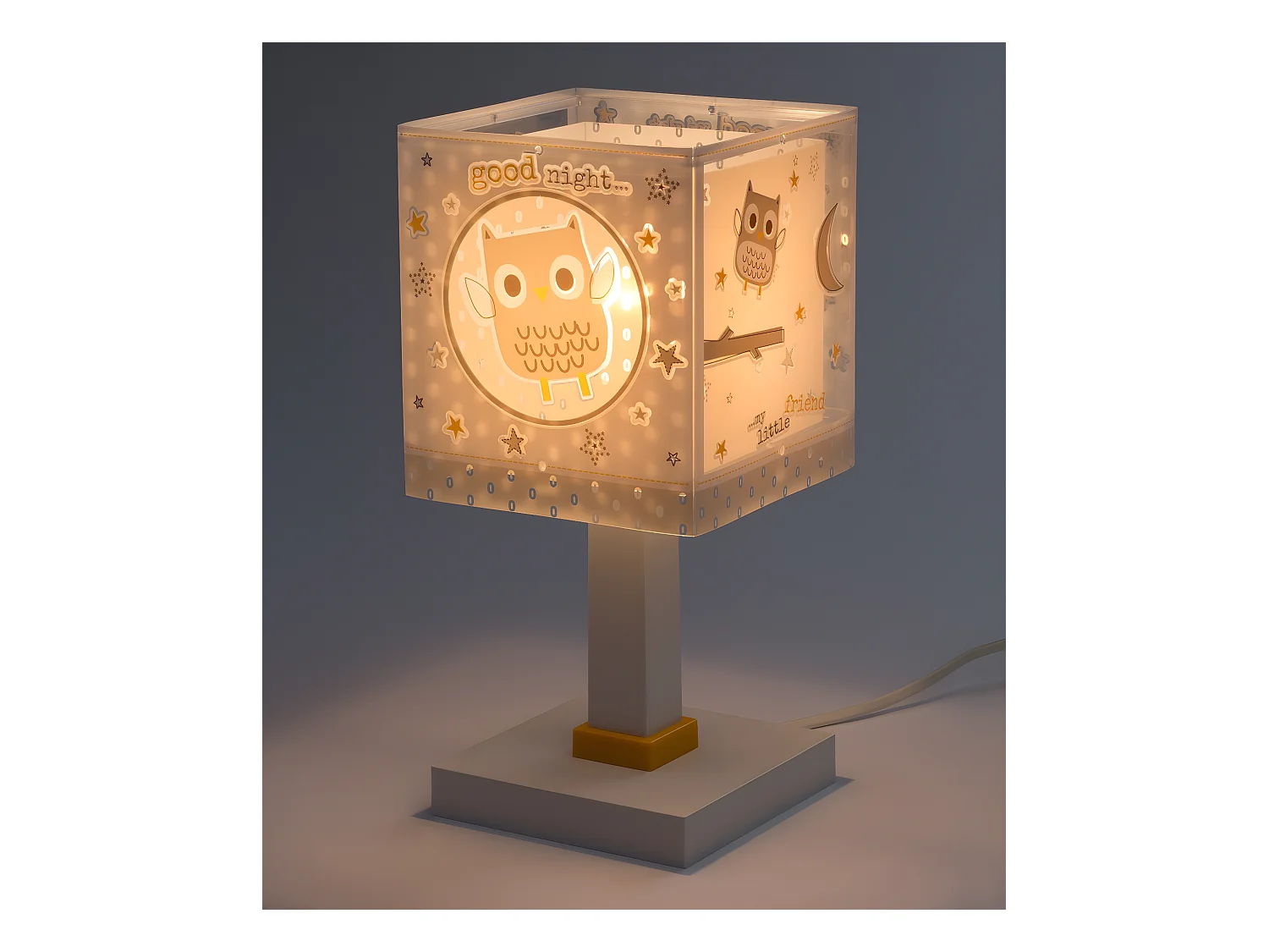 Lámpara infantil de mesita Good Night Búhos | DALBER