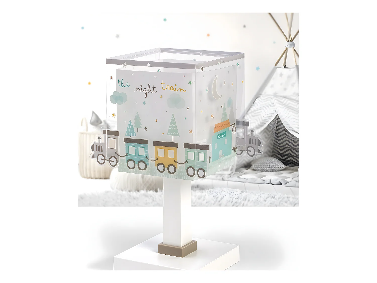 Lampada da tavolo per bambini The Night Train Treni | DALBER