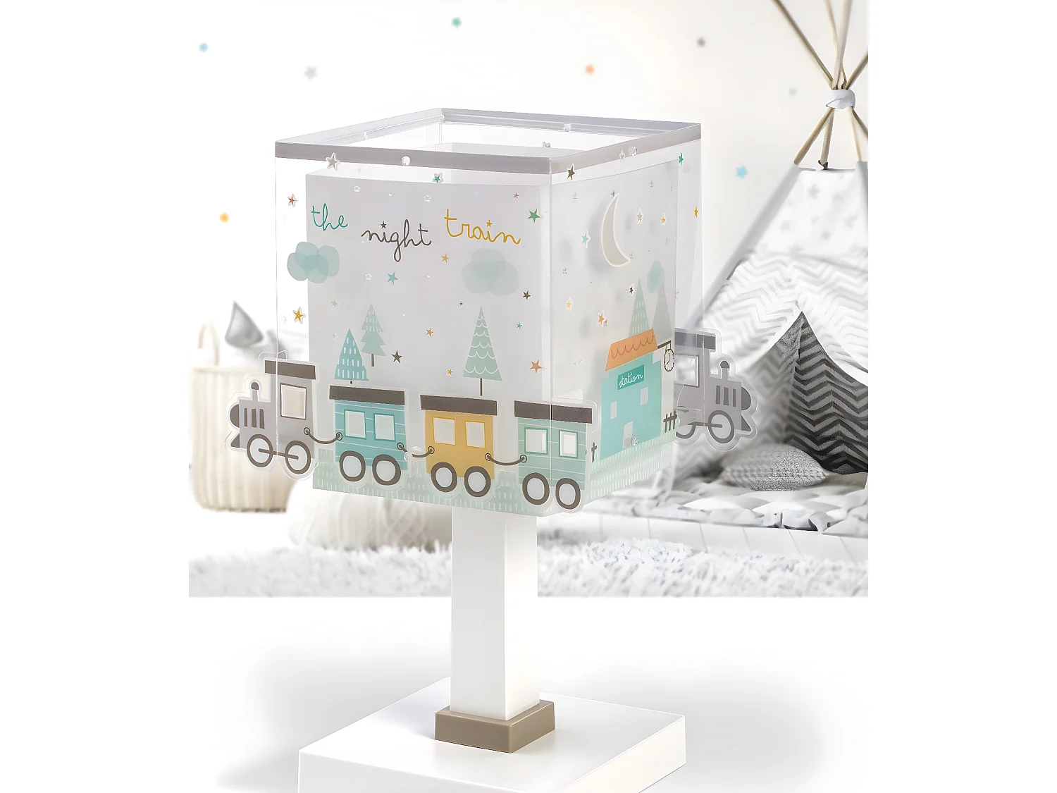 Lampada da tavolo per bambini The Night Train Treni | DALBER