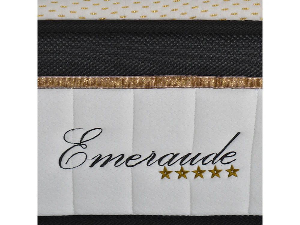 Matelas Emeraude Mousse Accueil Mémoire de Forme moelleux - 24 cm - 140 x 200 cm