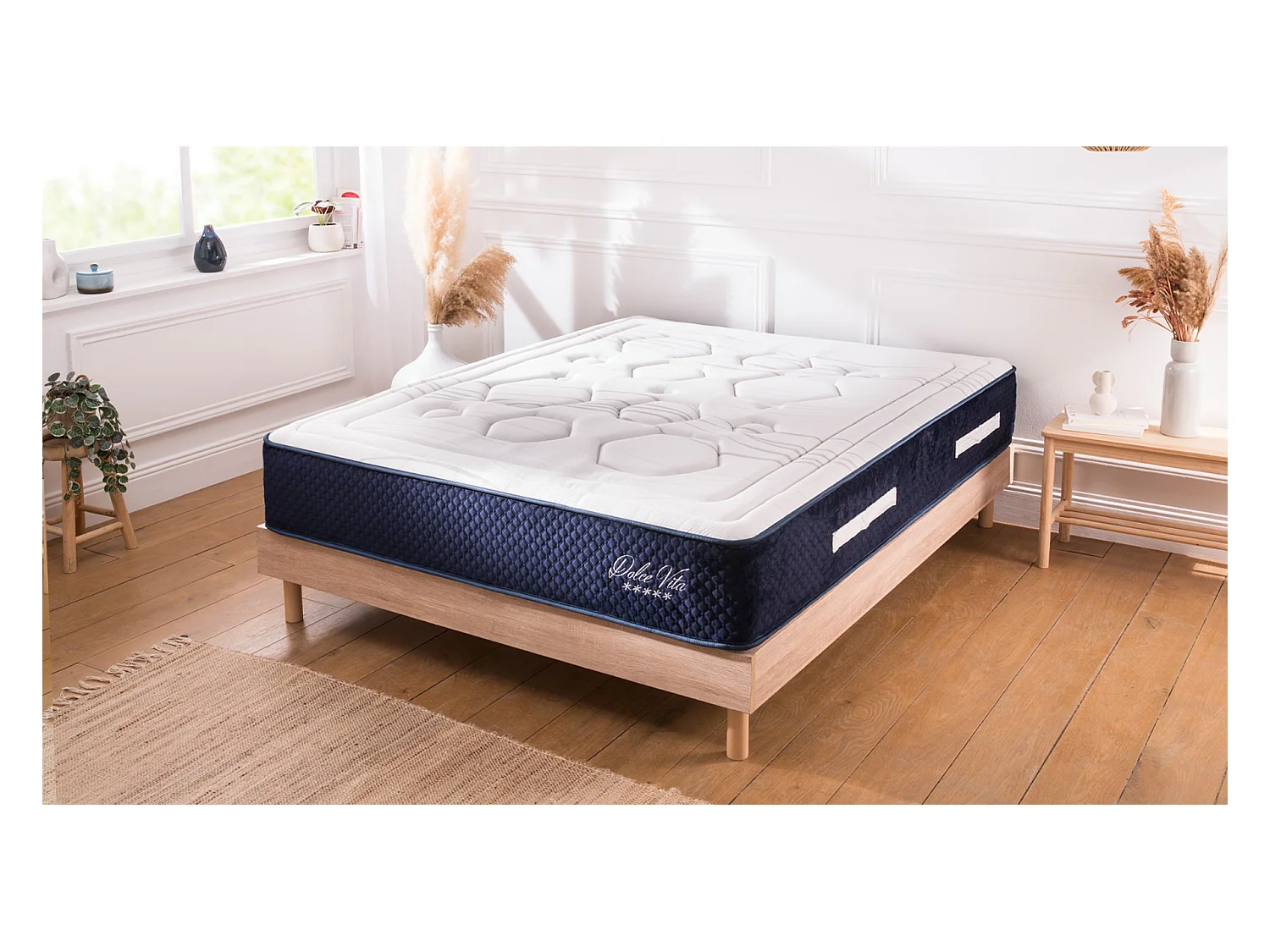 Matelas Dolce Vita Ressorts ensachés Accueil mémoire de forme Ferme - 28cm - 140 x 190 cm