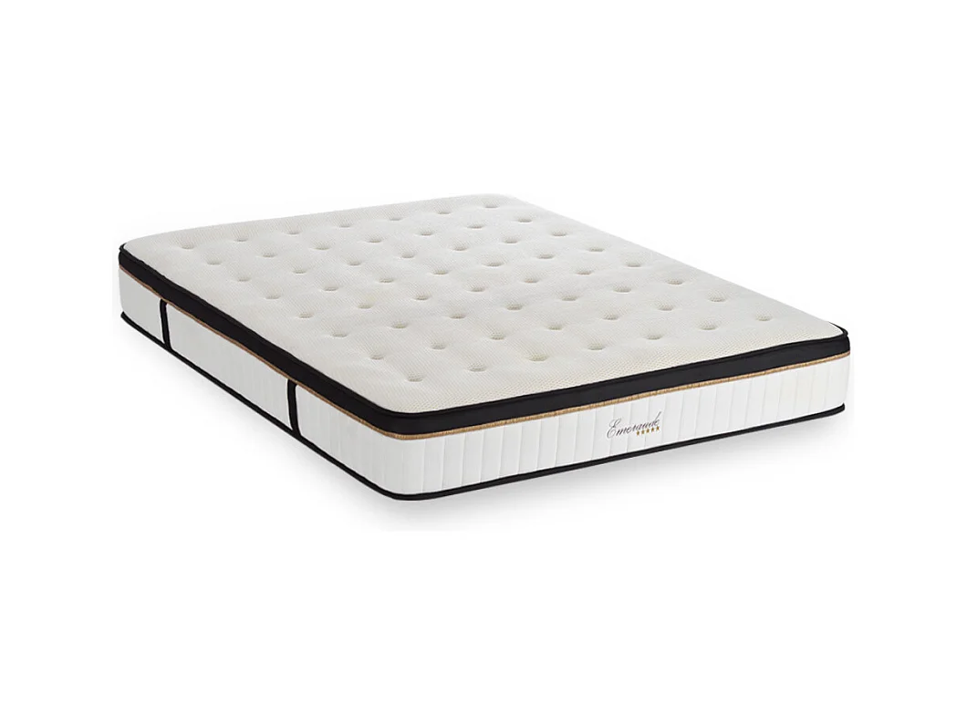 Matelas Emeraude Mousse Accueil Mémoire de Forme moelleux - 24 cm - 180 x 200 cm