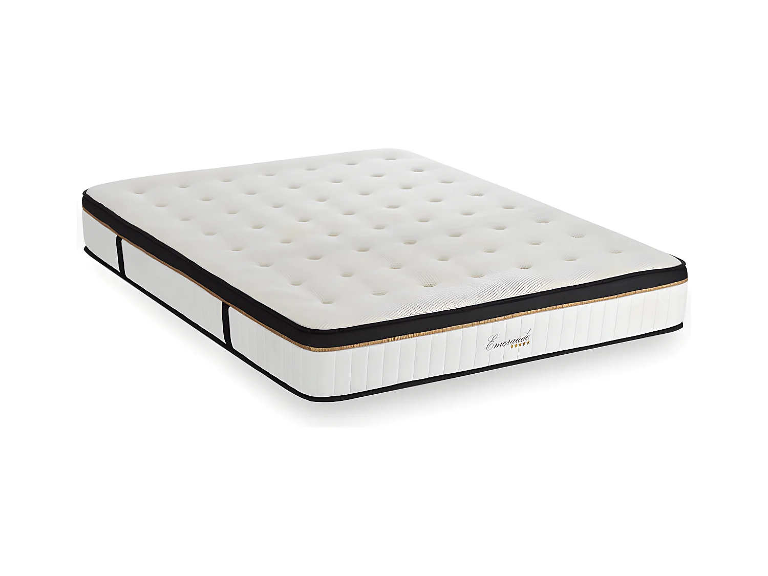 Matelas Emeraude Mousse Accueil Mémoire de Forme moelleux - 24 cm - 180 x 200 cm
