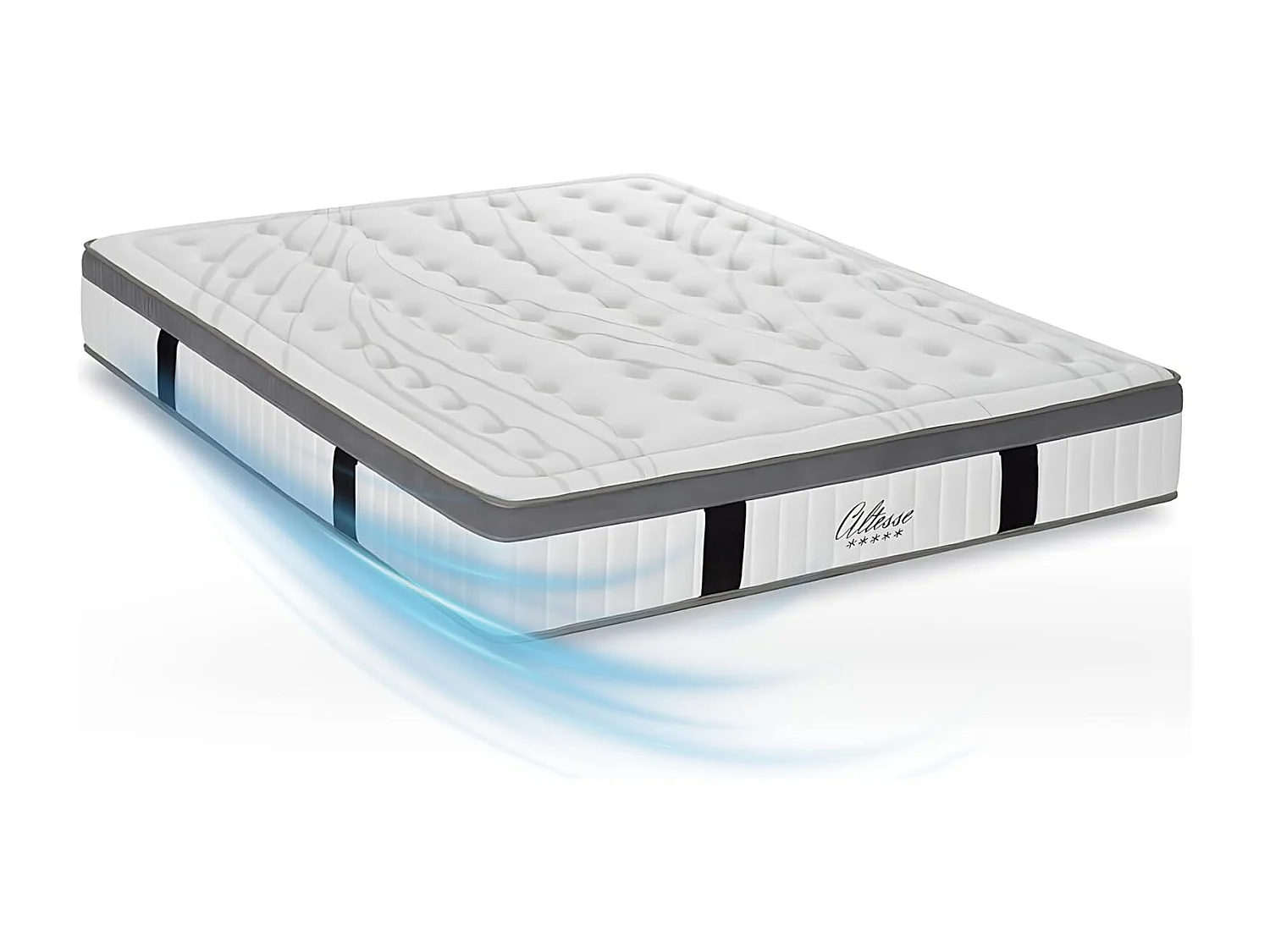 Matelas Altesse Mousse Haute densité Accueil Mémoire de Forme Ferme - 26 cm - 200 x 200 cm