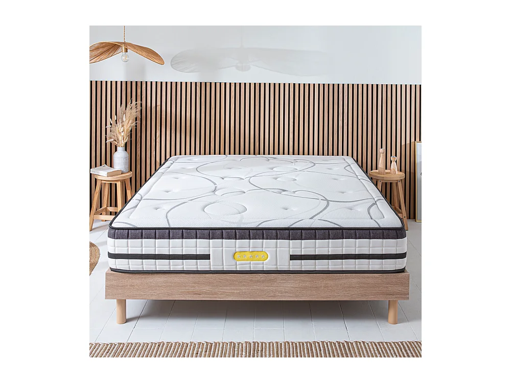 Matelas Concorde Ressorts ensachés Accueil mémoire de forme Ferme - 26cm - 180X200cm