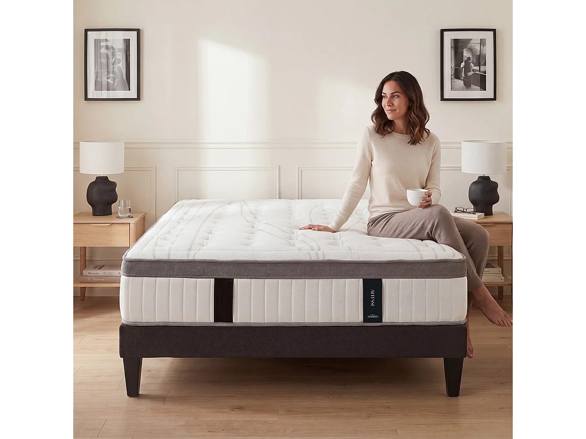 Matelas Altesse 160x200 cm - Mousse HD mémoire - Ép. 26 cm