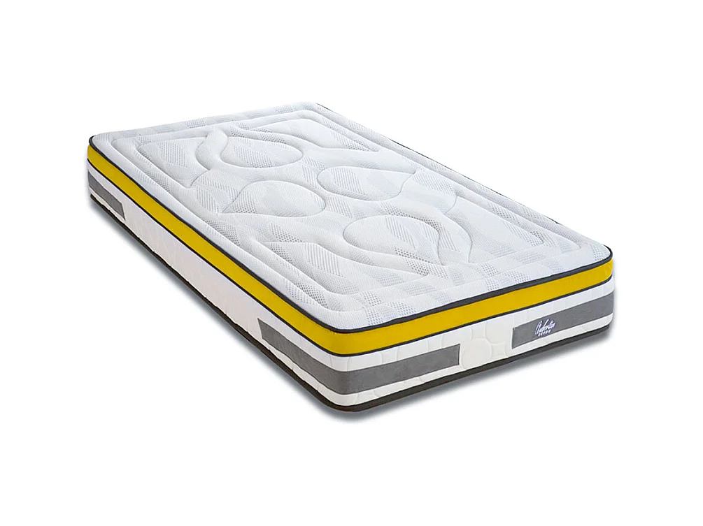 Matelas Aubertin Ressorts ensachés Accueil mémoire de forme - 24cm - 90 x190 cm