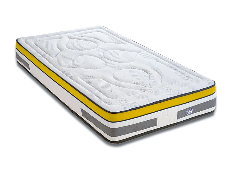 Matelas Aubertin Ressorts ensachés Accueil mémoire de forme - 24cm - 90 x190 cm