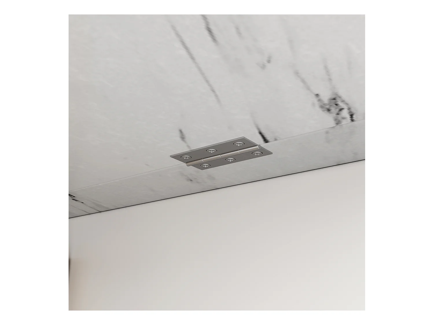 Desserte de cuisine mobile 2 portes Îlot de cuisine en bois avec plateau extensible - pieds en métal doré (80-140)x75x76.3 cm