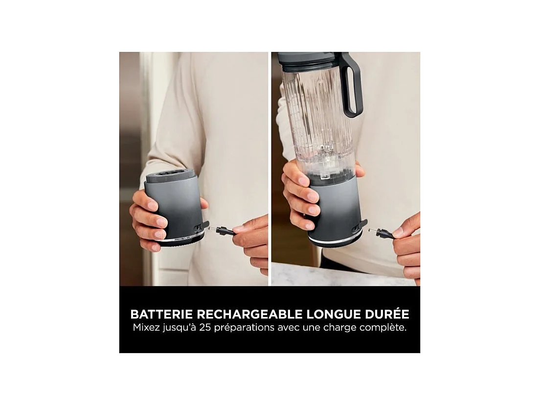 Blender portable NINJA Blast Max - Gris - BC251EUGY