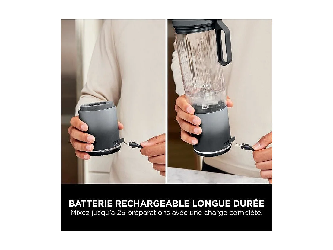 Blender portable NINJA Blast Max - Gris - BC251EUGY