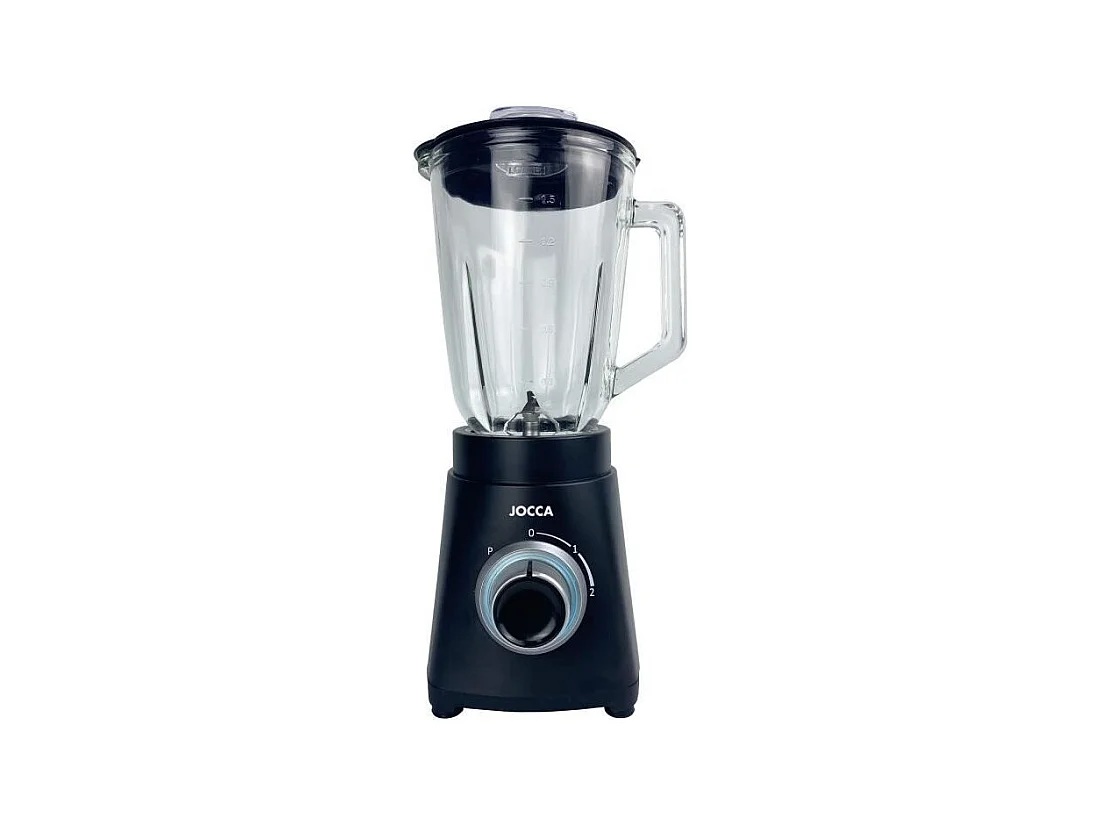 Blender - JOCCA - Bol en verre 1,5 L - 2 vitesses - Noir