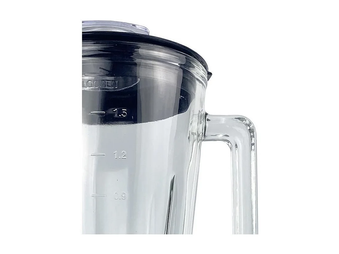 Blender - JOCCA - Bol en verre 1,5 L - 2 vitesses - Noir