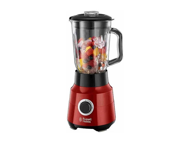 Blender - RUSSELL HOBBS - Compact Home 25290-56 - 400 W - Inox brossé - Bol verre 1 L - 2 vitesses + pulse