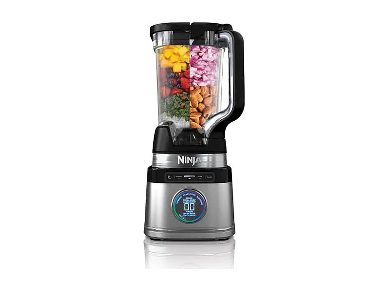 Ninja TB201EU Licuadora de Vaso - 1200W Acero Negro con Capacidad de 2,1L