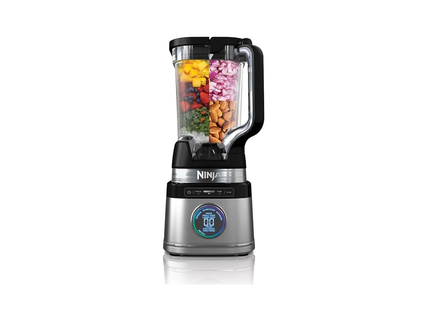 Ninja TB201EU Licuadora de Vaso - 1200W Acero Negro con Capacidad de 2,1L