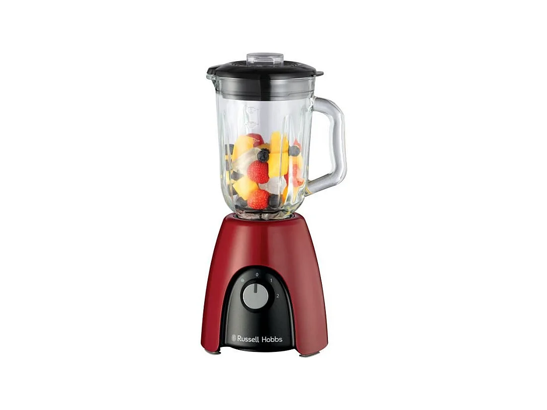 Blender - RUSSEL HOBBS - Desire Red - 650 W - 2 vitesses + Pulse - Rouge