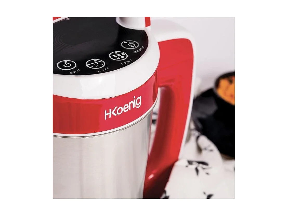 Blender chauffant - H.Koenig - MXC18 - 850 W - 1,1 L - Inox - 2 programmes de cuisson