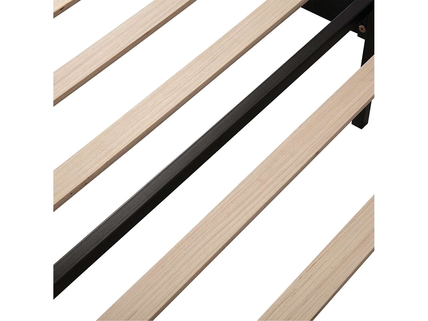 Lit enfant 90x200 avec sommier - tête de lit réglable en hauteur - cadre de lit en bois - velours rose (sans matelas)