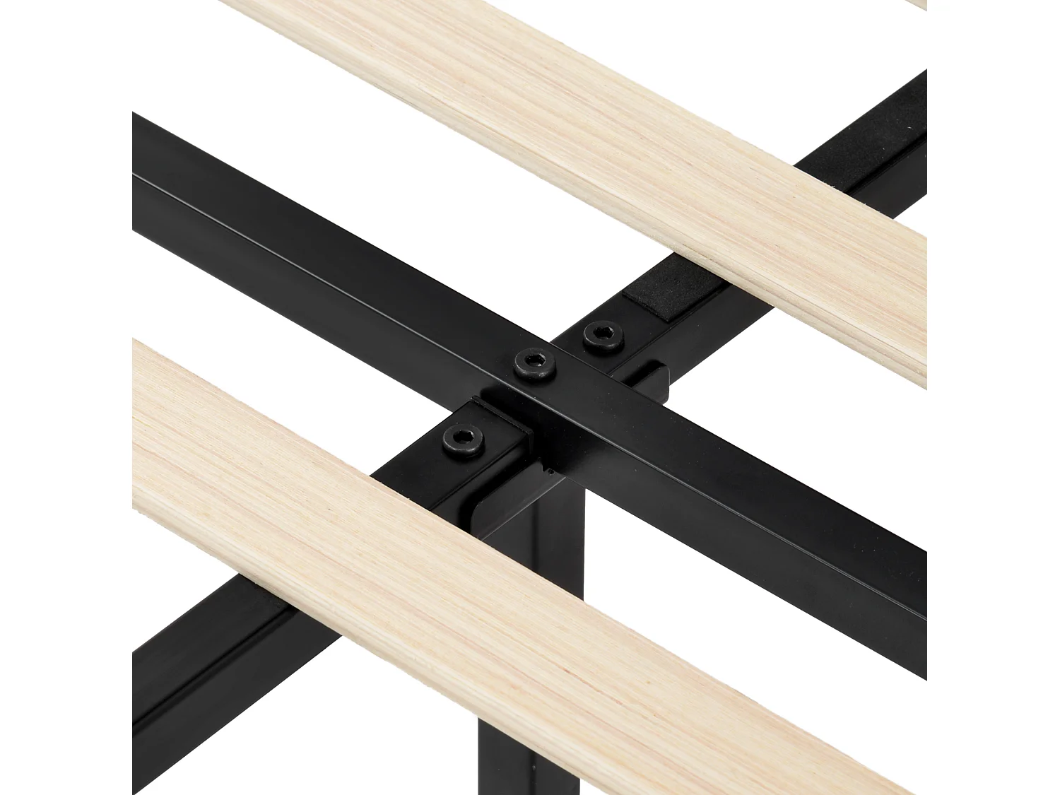 Lit enfant 90x200cm avec sommier - tête de lit capitonnée - cadre de lit en bois - lin gris (sans matelas)