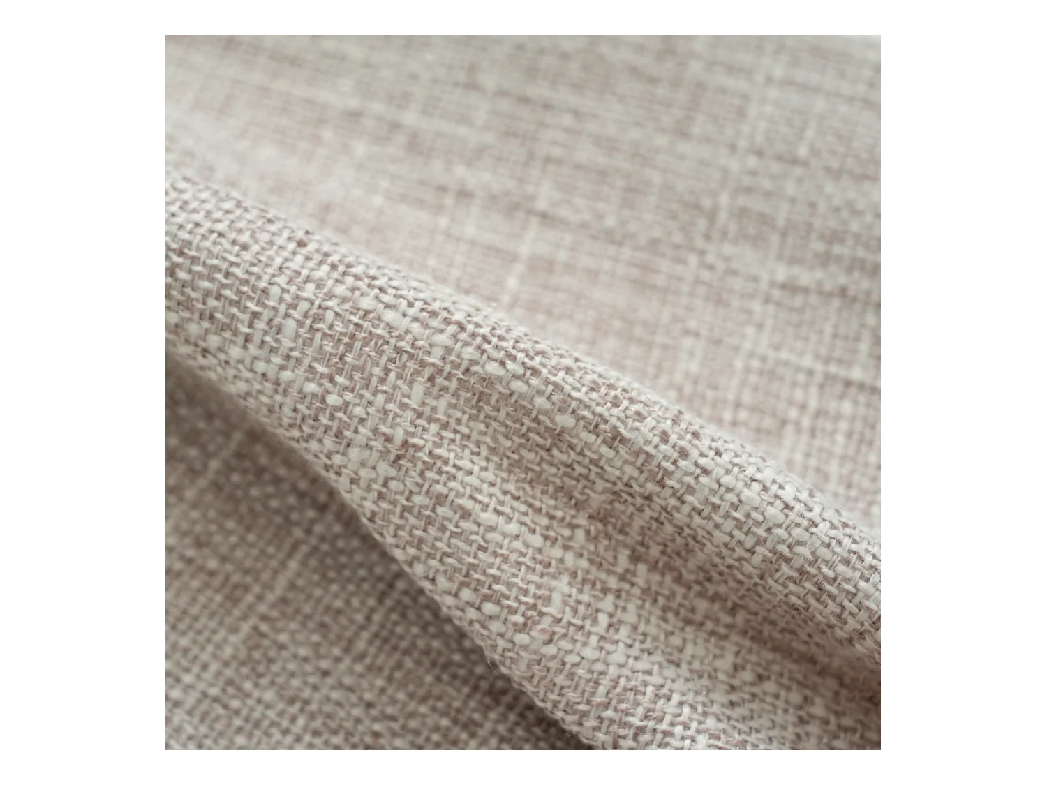 Lit coffre 160x200cm avec sommier - tête de lit avec USB et rangement - tissu lin - naturel (sans matelas)