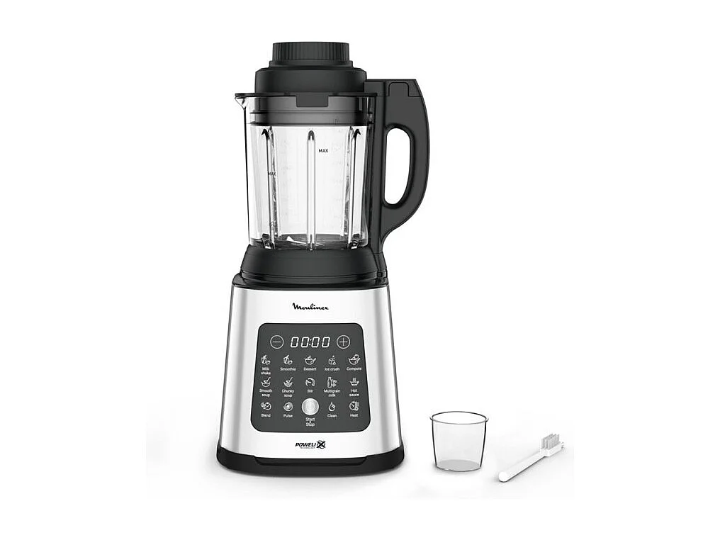 Blender Moulinex Perfectmix Cook LM835D10 1400 W Argent et Noir