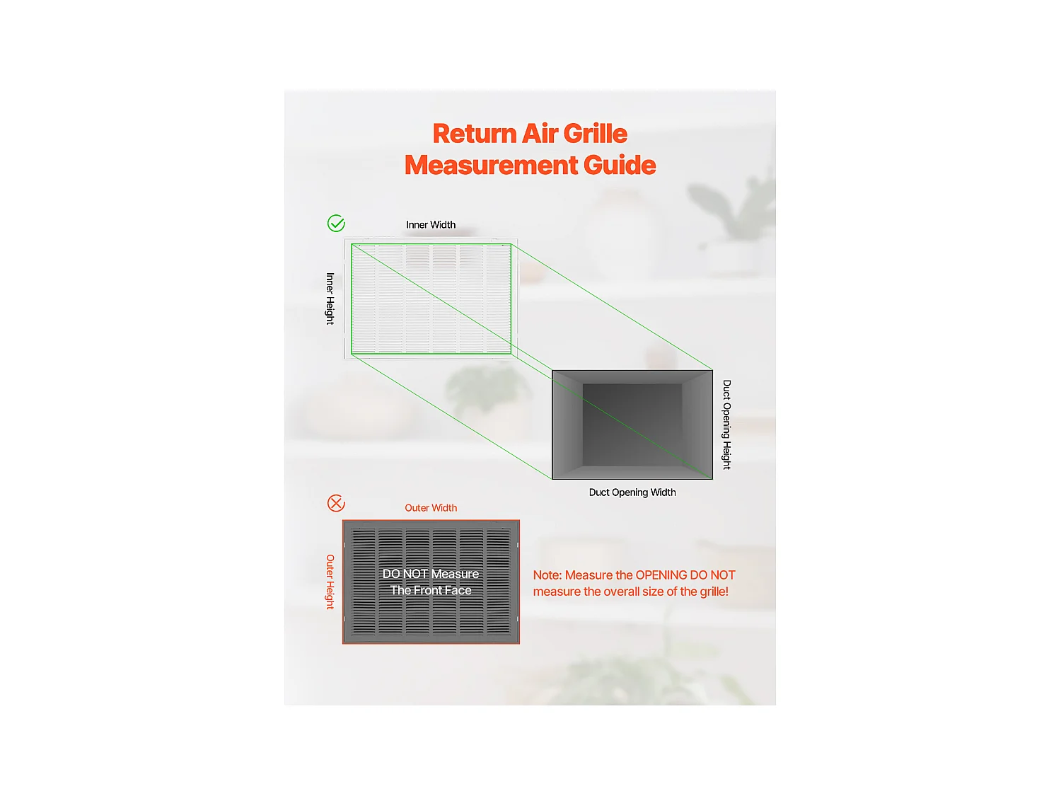 Grille de Ventilation SucceBuy 83x57,2x4 cm, Adaptée à une Ouverture d'Installation de 75,5x50,5 cm, Grille d'Évacuation d'Air pour Montage Mur