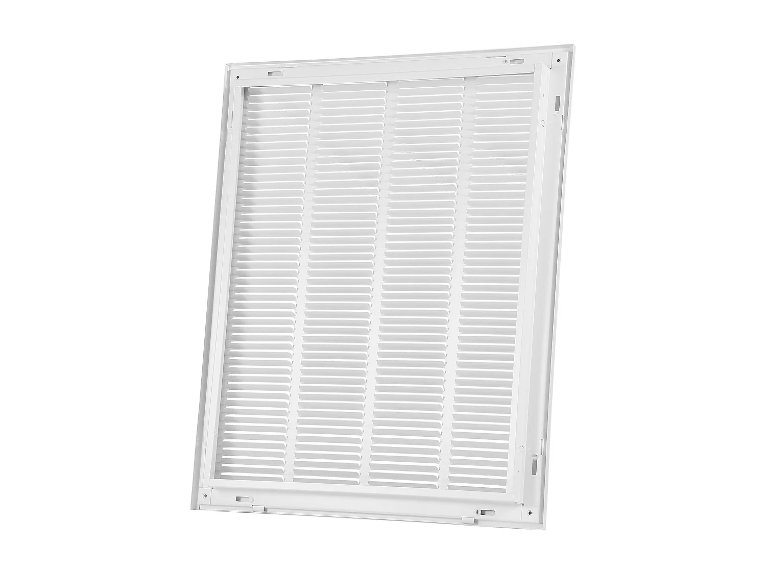 Ventilatierooster SucceBuy voor Installatieopening (50x63 cm), Muurextractierooster Met Lamellen, Gecoat Luchtterugvoerrooster