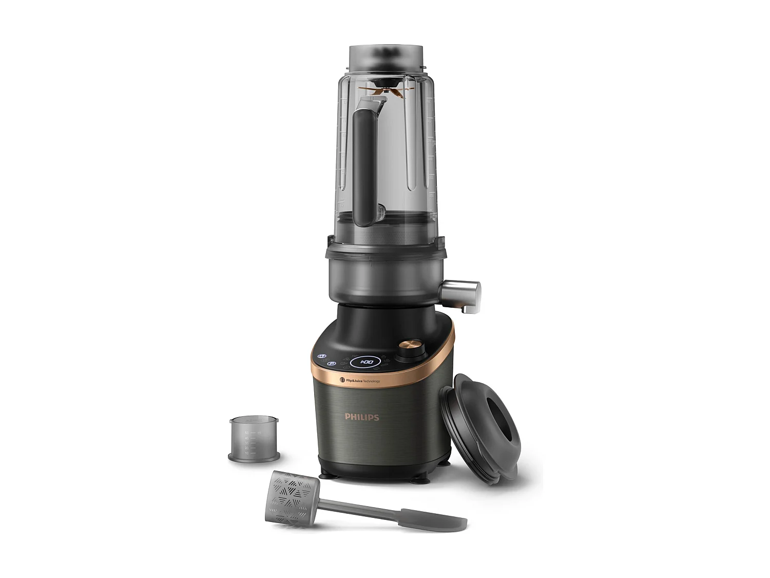 Blender Philips Flip et Juice HR3770 00 7000 Series 1500 W Noir