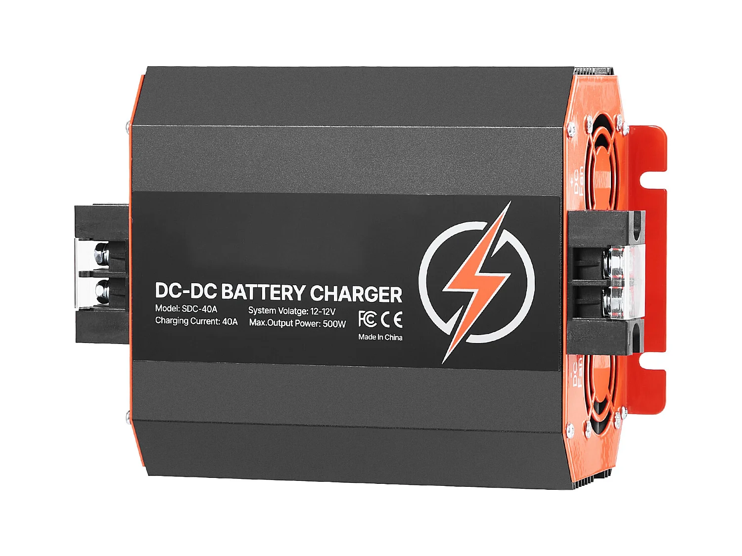 Batterieladegerät SucceBuy 12 V 40 A DC/DC, 500 W, Kompatibel mit Blei-Säure-, Lithium-, AGM-, GEL-Batterien, Mehrstufiges Intelligentes Ladesystem