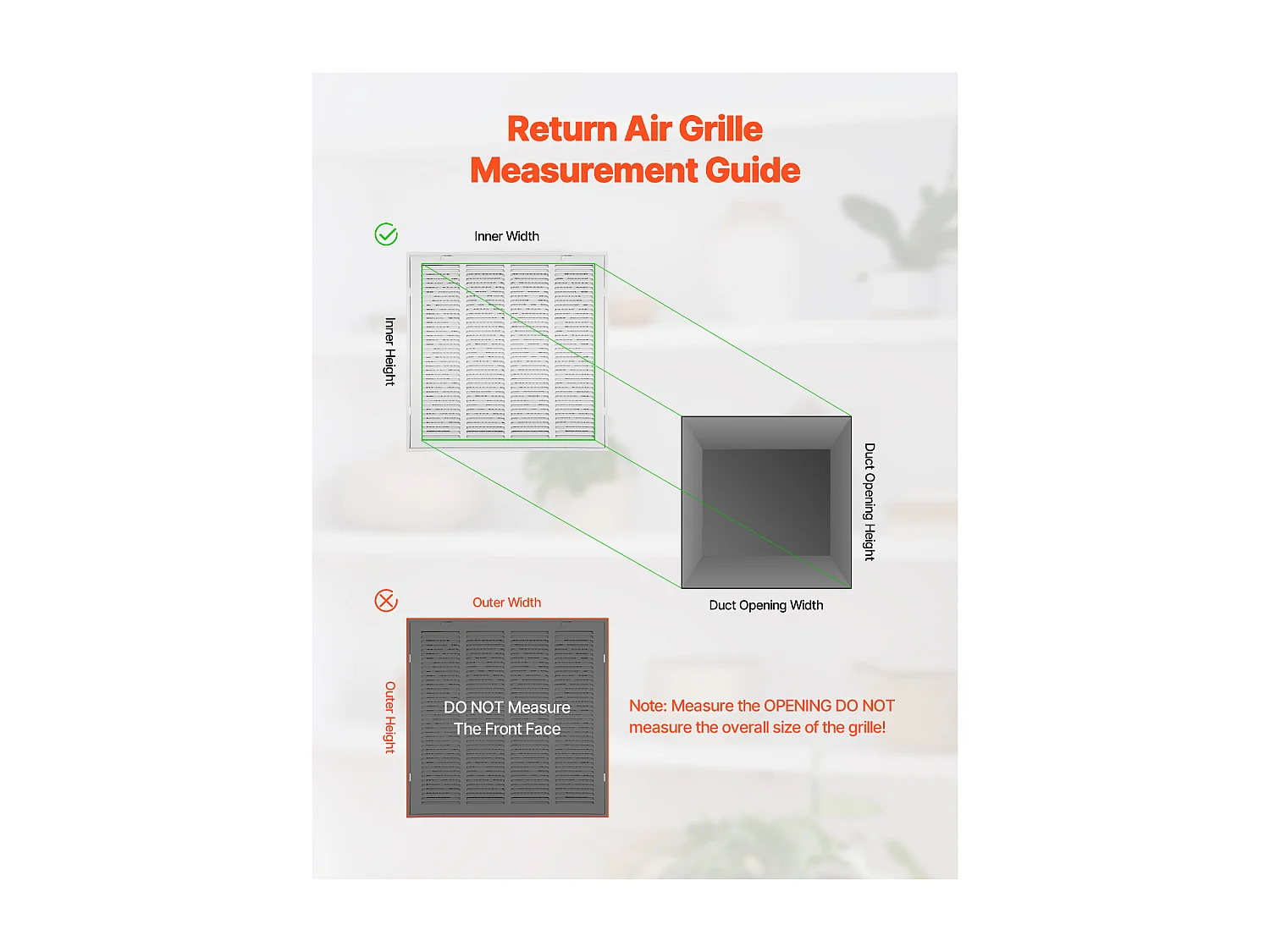 Grille de Filtre SucceBuy à Air pour Ouvertures d'Installation de 50,5 x 50,5 cm (l x h), Avec Filtre, Grille d'Évacuation d'Air pour Montage Mur