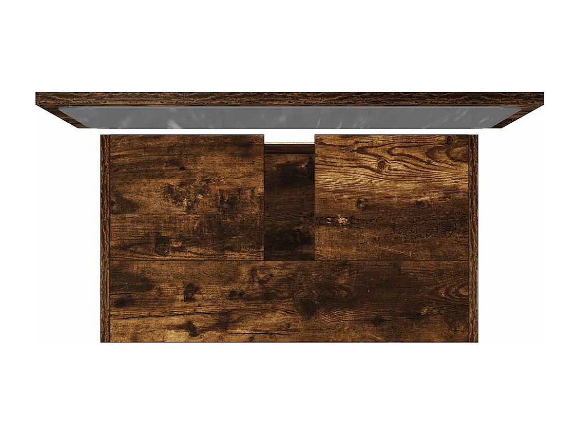 Ensemble de meubles de salle de bain 2 pcs Chêne fumé