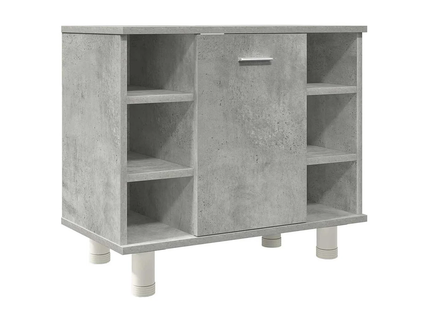 3-delige badkamermeubelset betongrijs