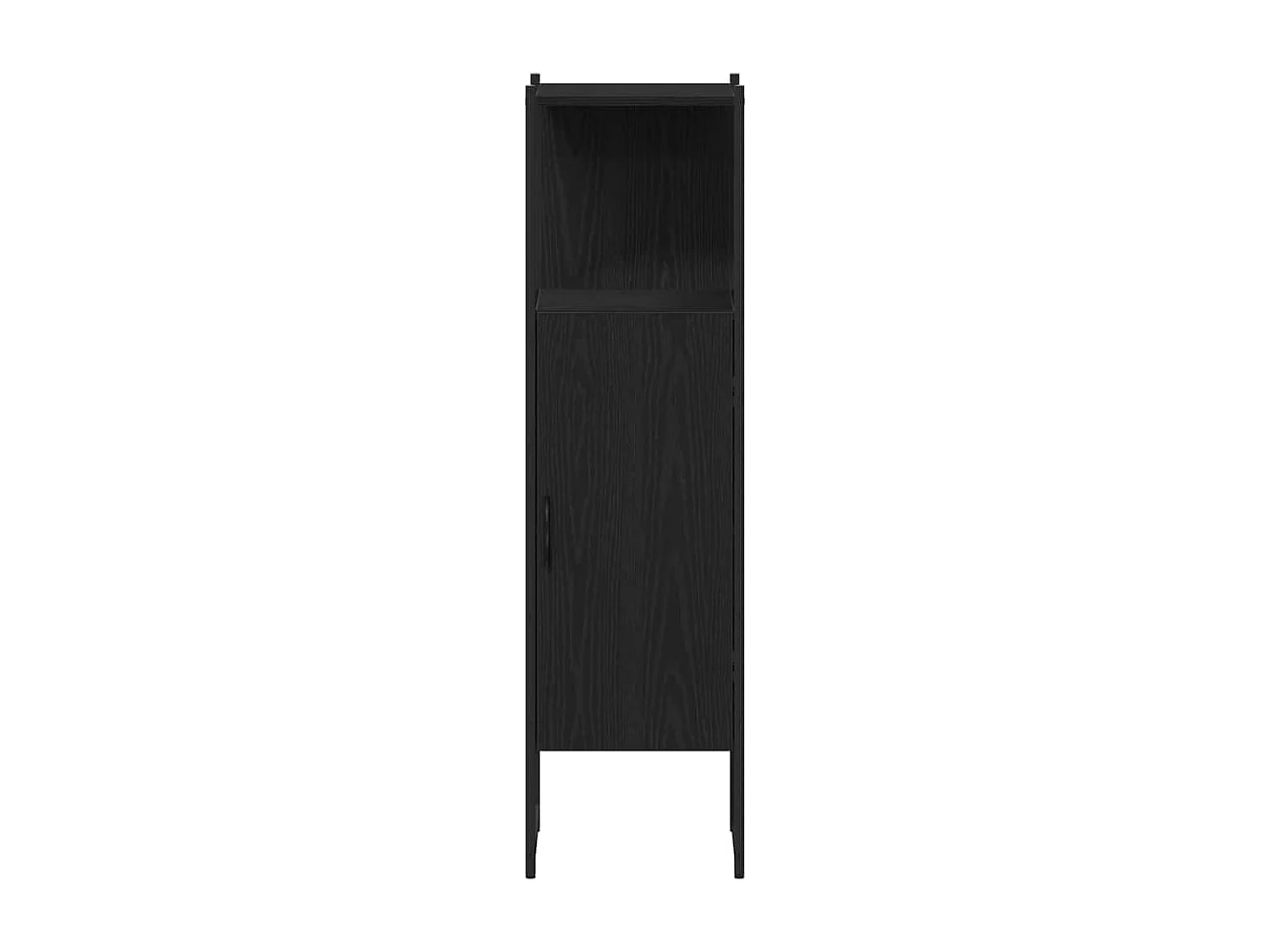 Conjunto de muebles de baño de 4 piezas Roble Negro