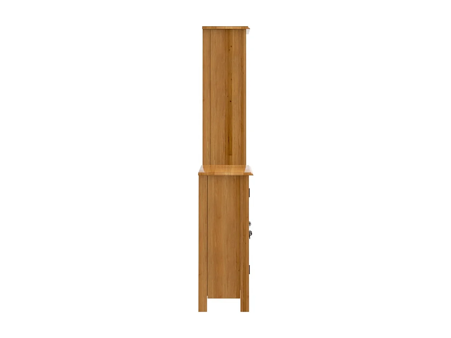 Ensemble de meubles de salle de bain 2 pcs bois de pin massif