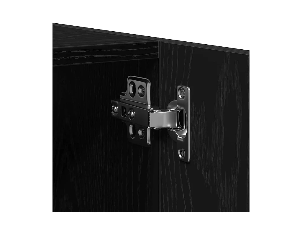 Ensemble de meubles de salle de bain 3 pcs Chêne noir