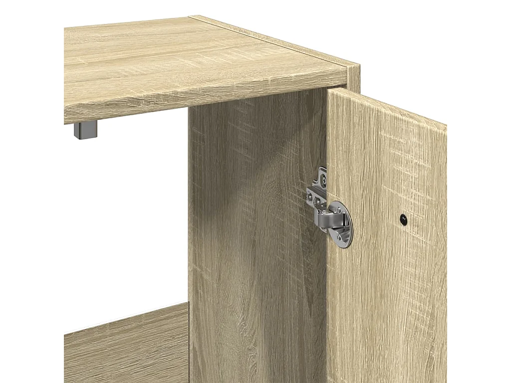 Set di mobili da bagno 3 pezzi in rovere Sonoma