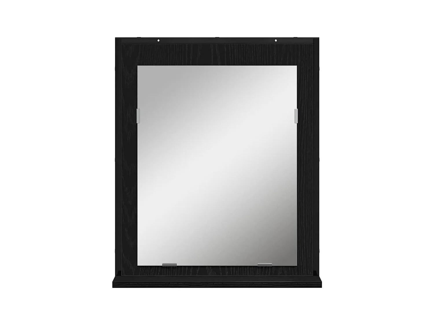 Badkamermeubelset met opbergruimte 3-delig Zwart