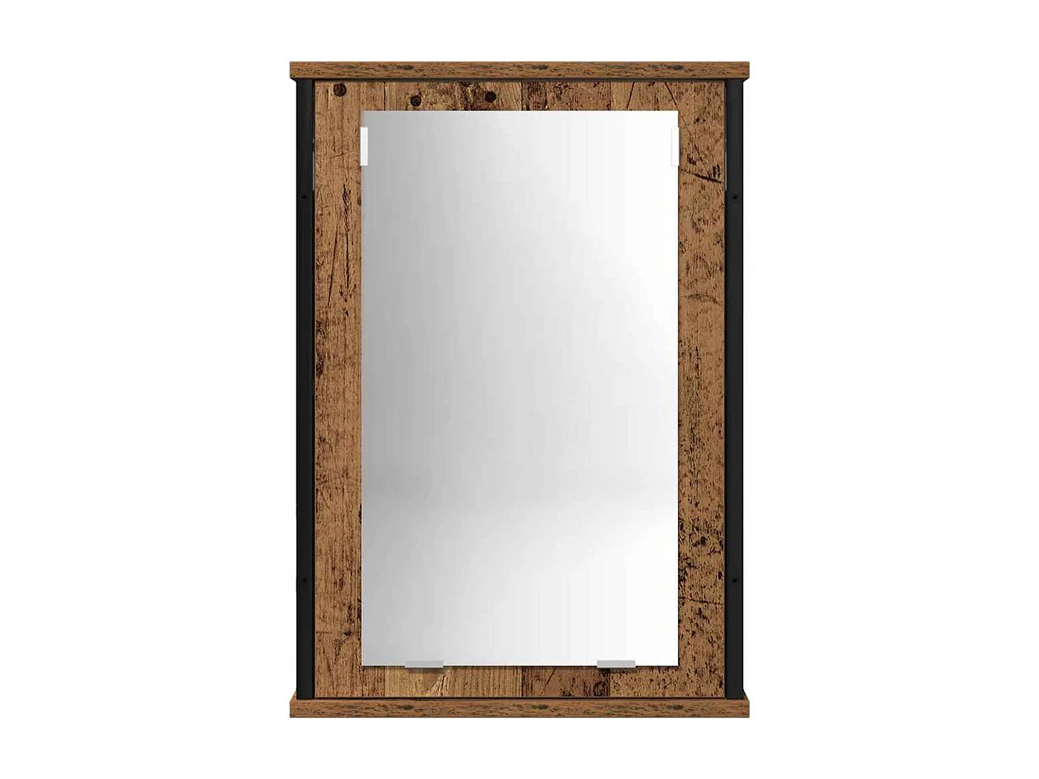 Ensemble de mobilier de salle de bain avec porte 2 pcs Marron