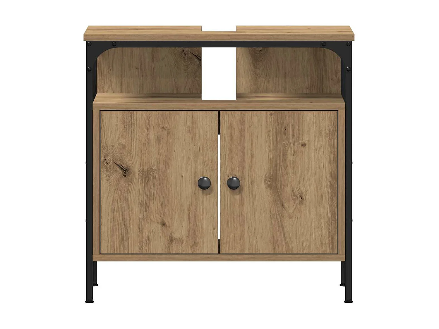 Ensemble de mobilier de salle de bain 4 pcs chêne artisanal