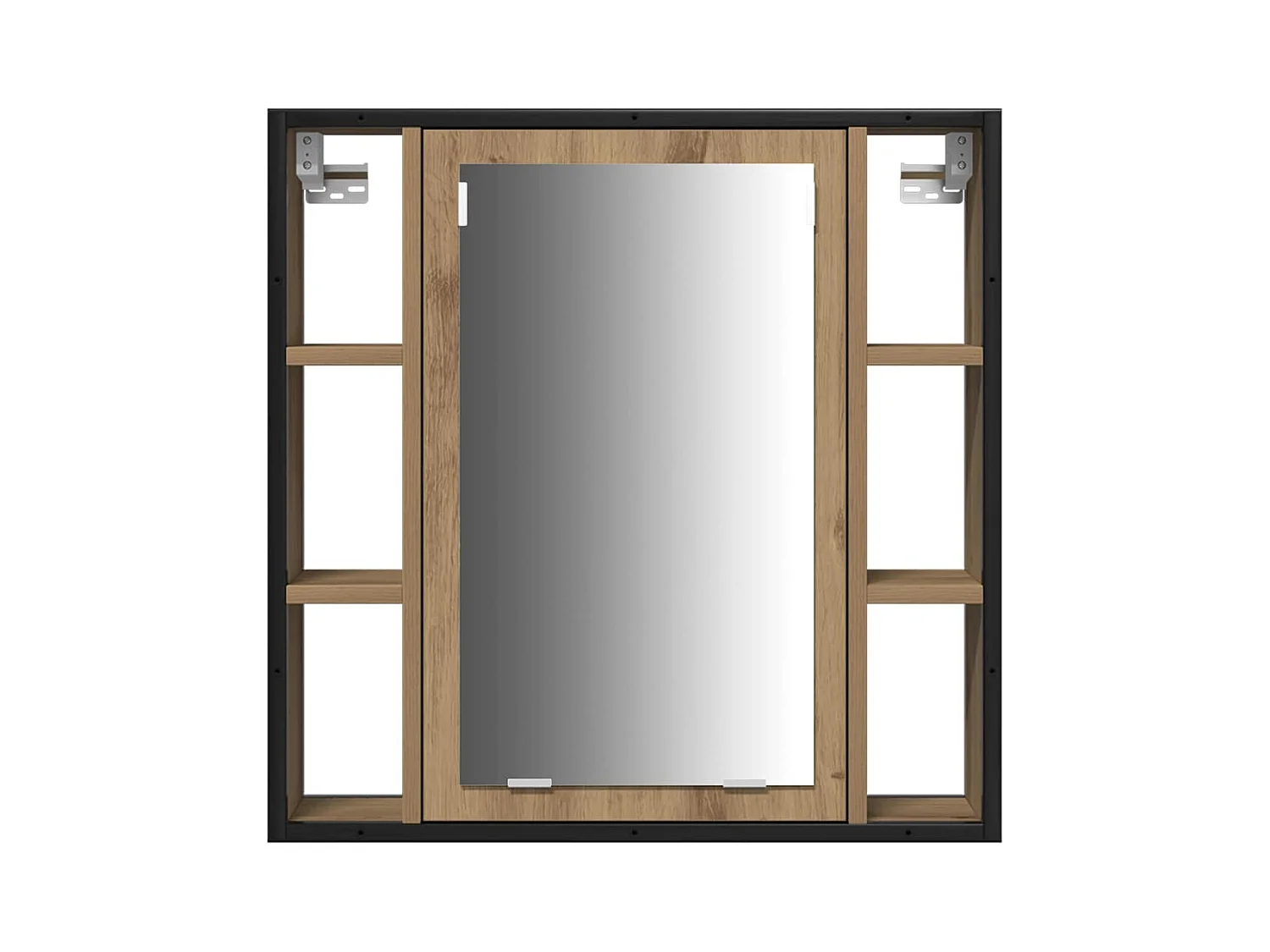 Set di mobili da bagno 4 pezzi in rovere lavorato a mano