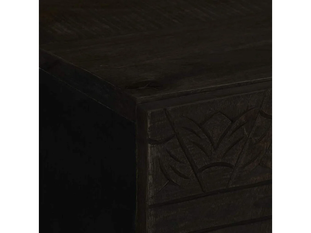 Set di mobili da bagno in legno massello di mango, 3 pezzi