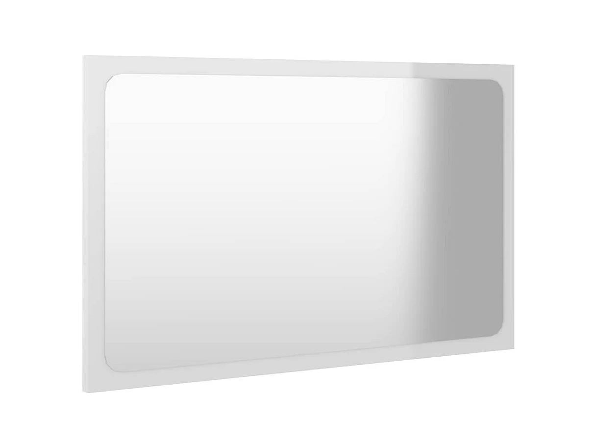 Ensemble de meubles de salle de bain 2 pcs blanc brillant