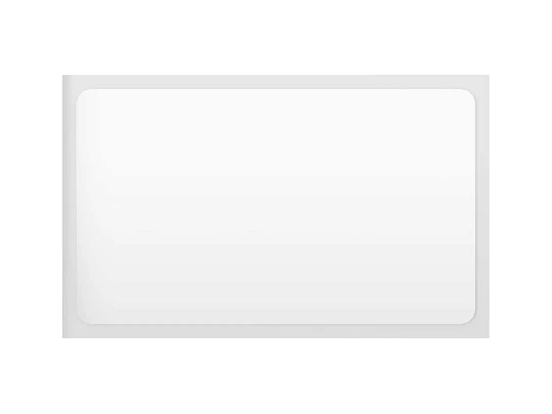 Ensemble de meubles de salle de bain 2 pcs blanc brillant