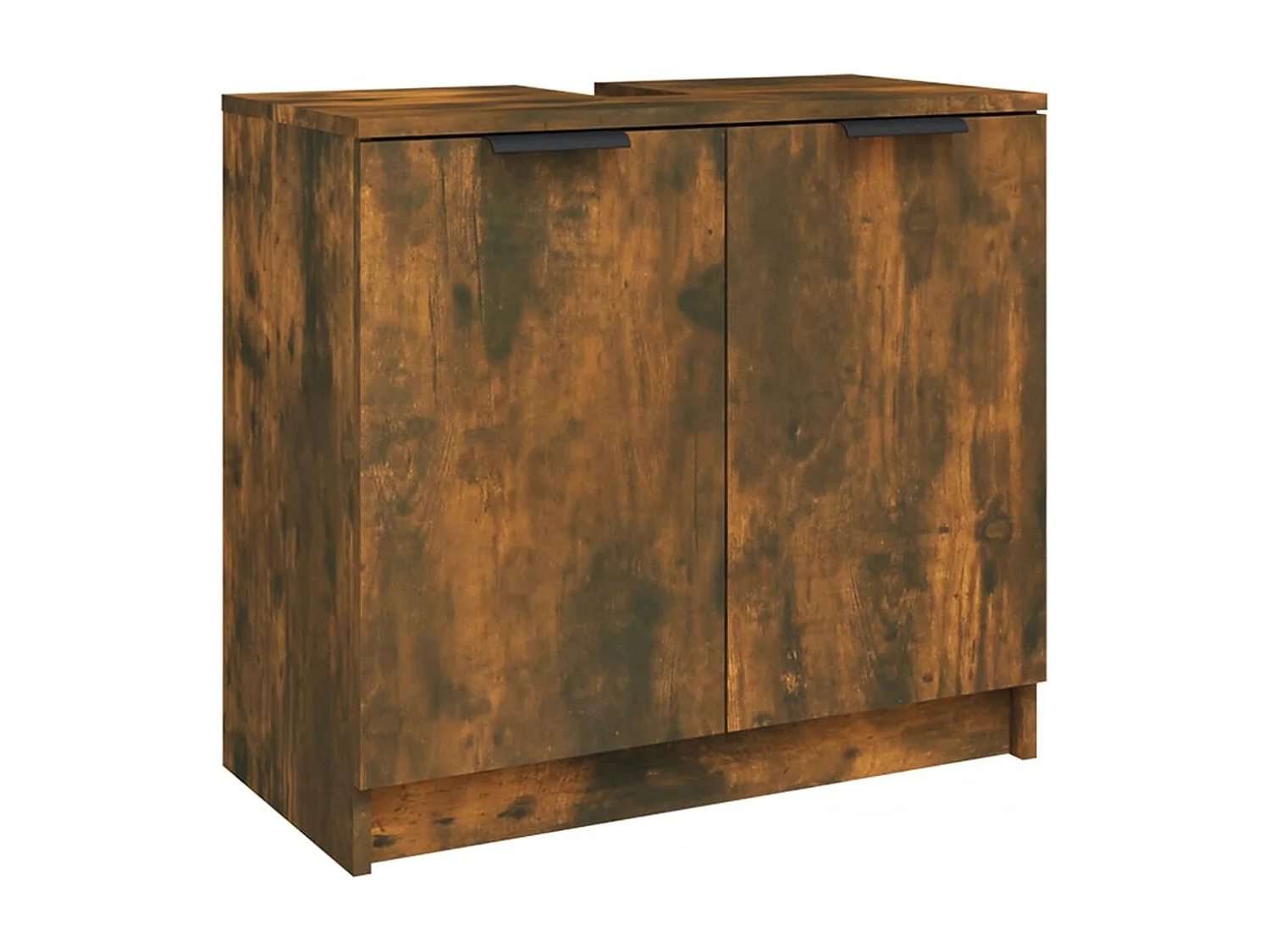 Ensemble d'armoires de salle de bain 3 pcs chêne fumé