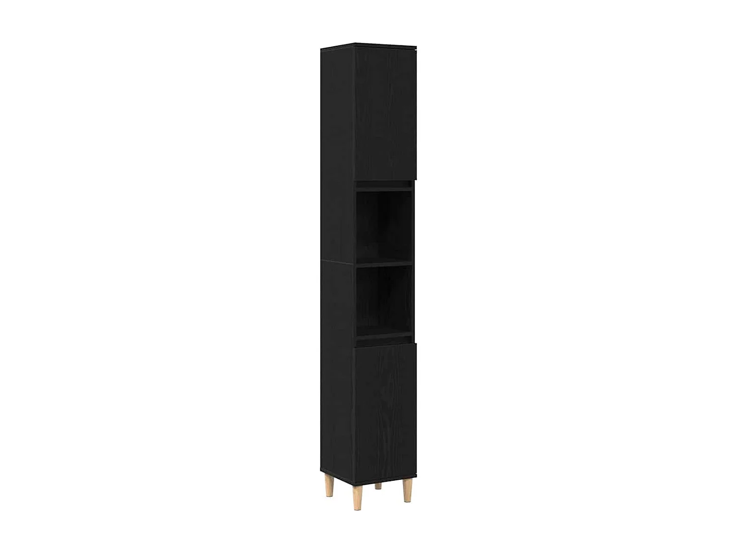 Conjunto de muebles de baño con cajón 3 piezas negro